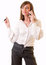Free Businesswoman With Keys And Mobile Phone Stock Photography - 5517442
