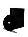 Free Black Box And Black CD Royalty Free Stock Image - 5520206