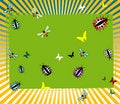 Free Background With Insects Stock Photos - 5537603