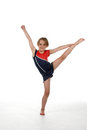 Free Young Girl Balancing On One Leg Stock Photo - 5537980