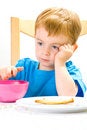 Free Moody Three Year Old Boy Stock Images - 5542904