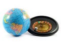 Free Globe Roulette Gamble Planet Earth Stock Photo - 5551290