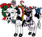 Free Holiday Cow Stock Image - 5560431