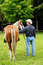 Free Cowboy And His Horse Stock Images - 5566614