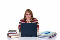 Free Teenager Student Doing Homework Royalty Free Stock Photo - 5570625