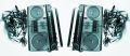 Free Tape Spewing Boombox Stock Photography - 565812