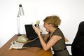 Free Businesswoman In Office. Royalty Free Stock Images - 5605509