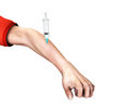 Free Drug Addict With Needle In Arm 2 Royalty Free Stock Images - 5607149