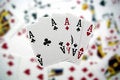 Free Four-to-ace On Blurry Background Royalty Free Stock Images - 5614909