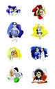 Free Illustrations With People Royalty Free Stock Photos - 5627938