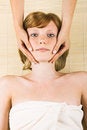 Free Woman Getting A Massage Stock Image - 5632691