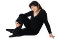 Free Serenity (woman In Black Gym Suit) Royalty Free Stock Image - 5641456
