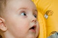Free Little Baby Girl Looking Stock Image - 5652971