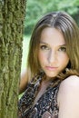 Free Woman Near The Tree Royalty Free Stock Photos - 5682068