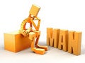 Free Man And MAN Royalty Free Stock Photography - 5686437