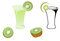 Free Cocktail Glasses And Kiwi Royalty Free Stock Photos - 5680408