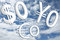 Free Sky Money Symbols - Version 2 Royalty Free Stock Photos - 5686058