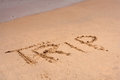 Free The Word TRIP Written In Sand Royalty Free Stock Photos - 5697778