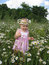 Free Little Girl And Camomiles Stock Image - 5698251