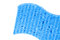 Free Wavy Blue Sponge On White Royalty Free Stock Images - 5702489