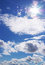 Free Sun And Clouds In A Blue Sky Stock Photography - 5715362