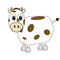 Free Cartoon Cow 1 Stock Image - 5722221