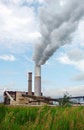 Free Smoke Billowing Out Of A Smoke Stack Royalty Free Stock Photos - 5747868