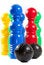 Free Colorful Bowling Pins And Ball Royalty Free Stock Photography - 5766707