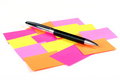 Free Empty Post-it  And Pen Stock Images - 5783004