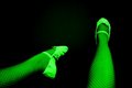 Free Fishnet Ballet (Green) Royalty Free Stock Photos - 5789638