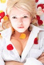 Free Lady With Petals Royalty Free Stock Photography - 5790407