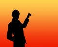 Free Businesswoman With Hand Stock Photo - 5790880