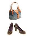 Free Shoes With Handbag Stock Image - 5814091