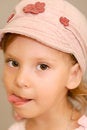 Free Girl Shows Tongue Royalty Free Stock Photography - 5814947