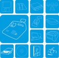 Free Computer Icon Set Royalty Free Stock Images - 5822739