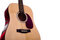 Free Dreadnought Guitar On White Royalty Free Stock Photos - 5825898
