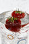 Free Water Glass Ice Cube And Strawberries Stock Photos - 5830903