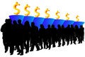 Free People, Graph And Dollar Royalty Free Stock Photos - 5841468
