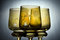 Free Three Beautiful Wine Glasses Royalty Free Stock Image - 5840316