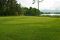 Free Lakeside Golf Green Royalty Free Stock Photography - 5852007