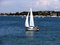 Free Single Yacht Royalty Free Stock Photos - 5856428