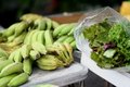 Free Bananas And Lettuce Royalty Free Stock Images - 5871209