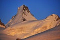 Free Sunset On The North Face Of Dent D Herens (4171m) Royalty Free Stock Photos - 5873188