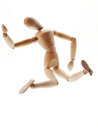 Free Wooden Man Falling Stock Photo - 5878630