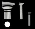 Free Doric Column Details Stock Images - 5899274