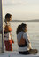 Free Couple Sitting On Sailboat - Vertical Stock Photography - 5899402