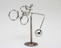 Free Metal Figure Riding A Bicycle Stock Photos - 597393