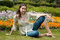 Free Attractive Girl In A City Park Royalty Free Stock Photography - 5902197