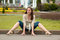 Free Attractive Girl In A City Park Stock Photography - 5902222