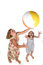 Free Two Girls Tossing Ball In Air Royalty Free Stock Photography - 5902867